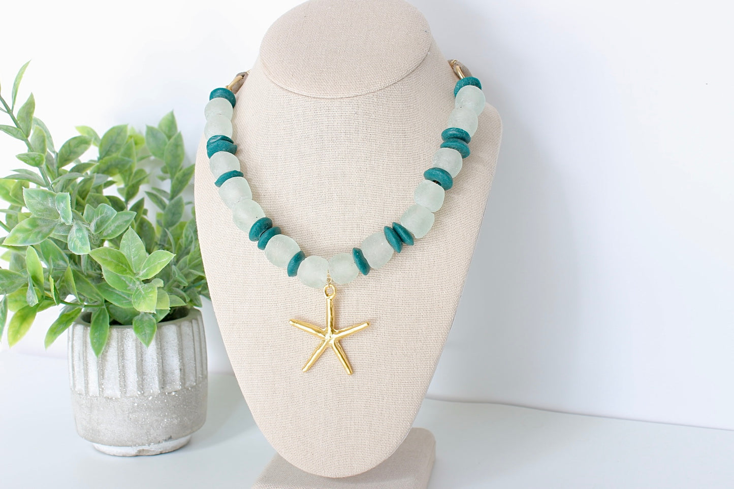 Long Starfish Necklace