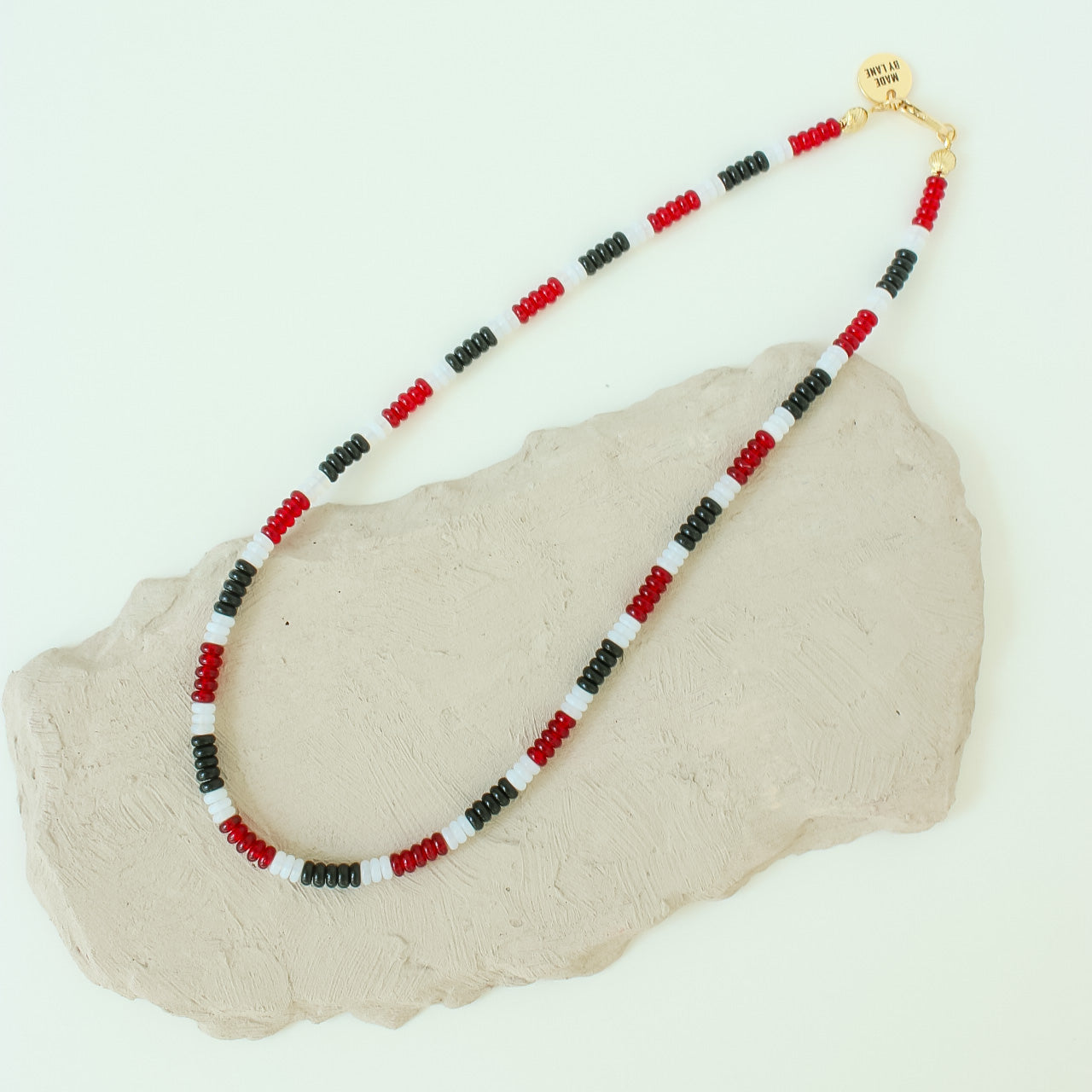 Red White & Black Necklace