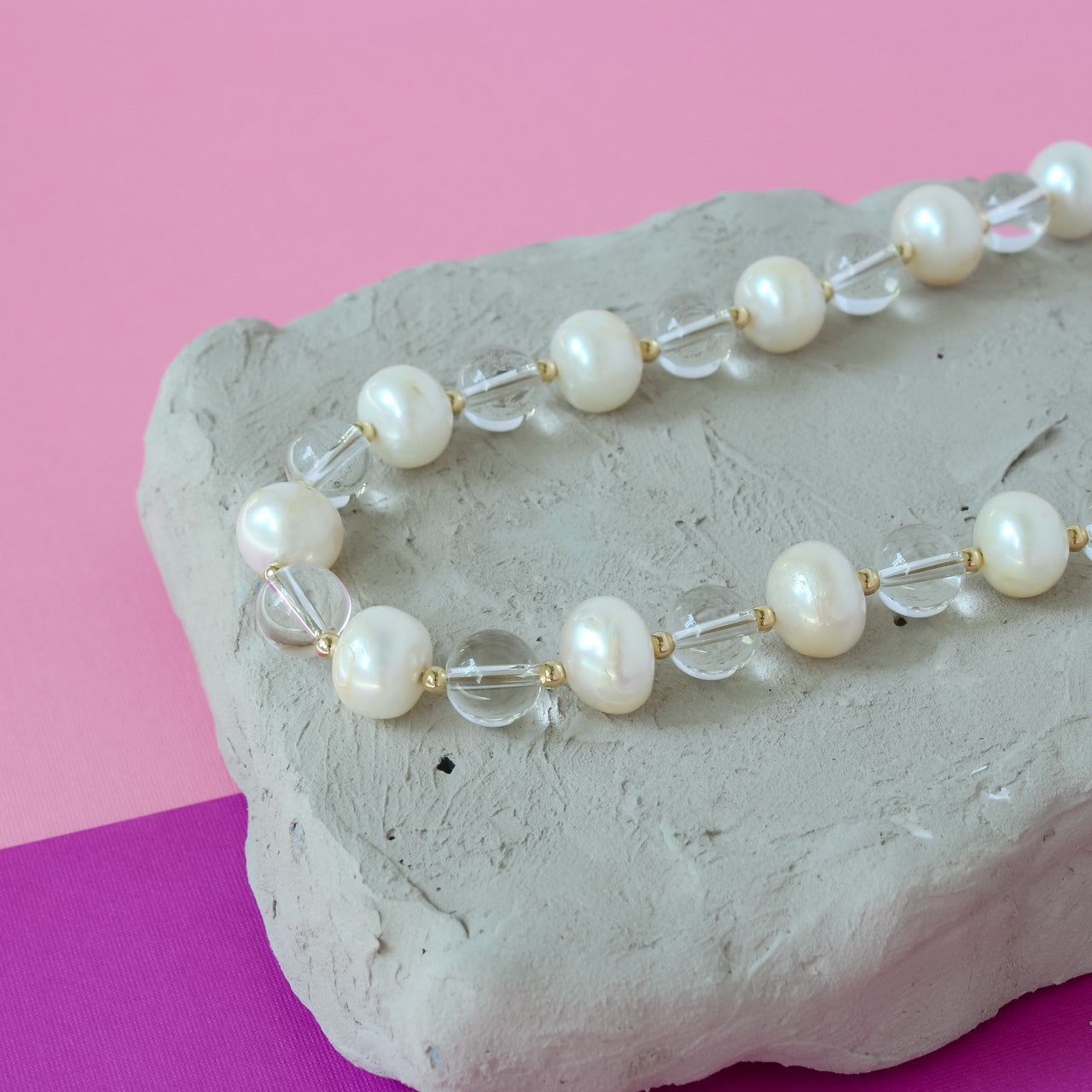 Pearl & Glass Bead Necklace